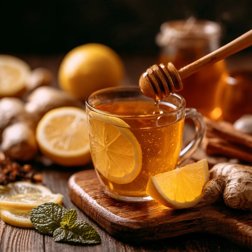 Honey Lemon Ginger Tea – Easy Cozy Homemade Drink