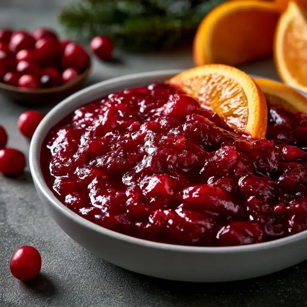 Fresh Cranberry Orange Sauce