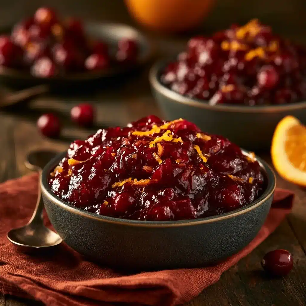 Cranberry Sauce with Orange Zest