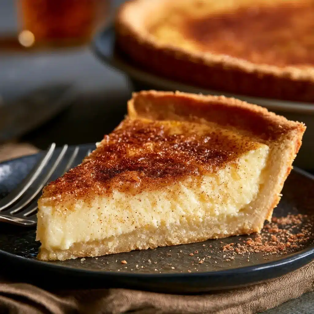 Cinnamon Vanilla Custard Pie