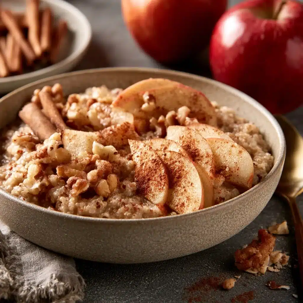 Cinnamon Apple Breakfast Quinoa