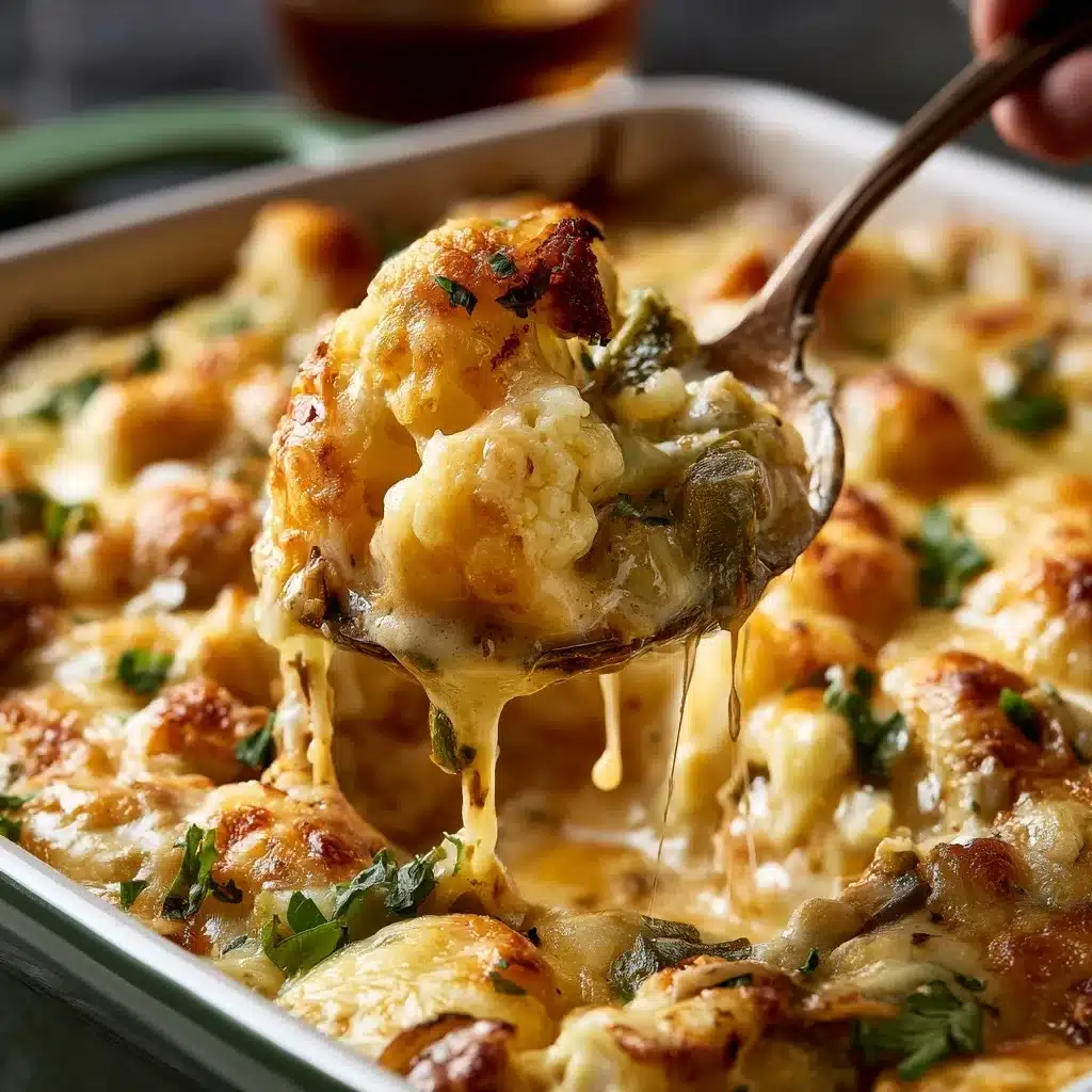 GREEN CHILE CAULIFLOWER CASSEROLE