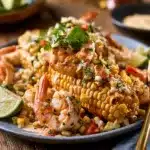 Mexican Street Corn and Shrimp