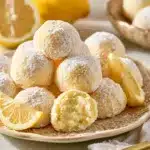 Bright & Buttery Lemon Cream Snowball Cookies