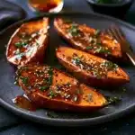 Miso Butter Sweet Potatoes
