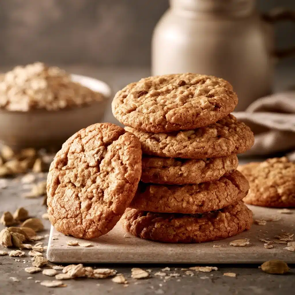 Cardamom Oatmeal Cookies