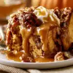 Pumpkin Praline Bread Pudding