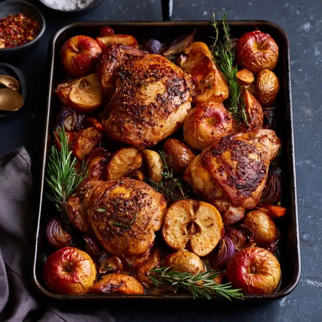 Sheet Pan Apple Chicken