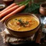 Carrot and Red Lentil Soup