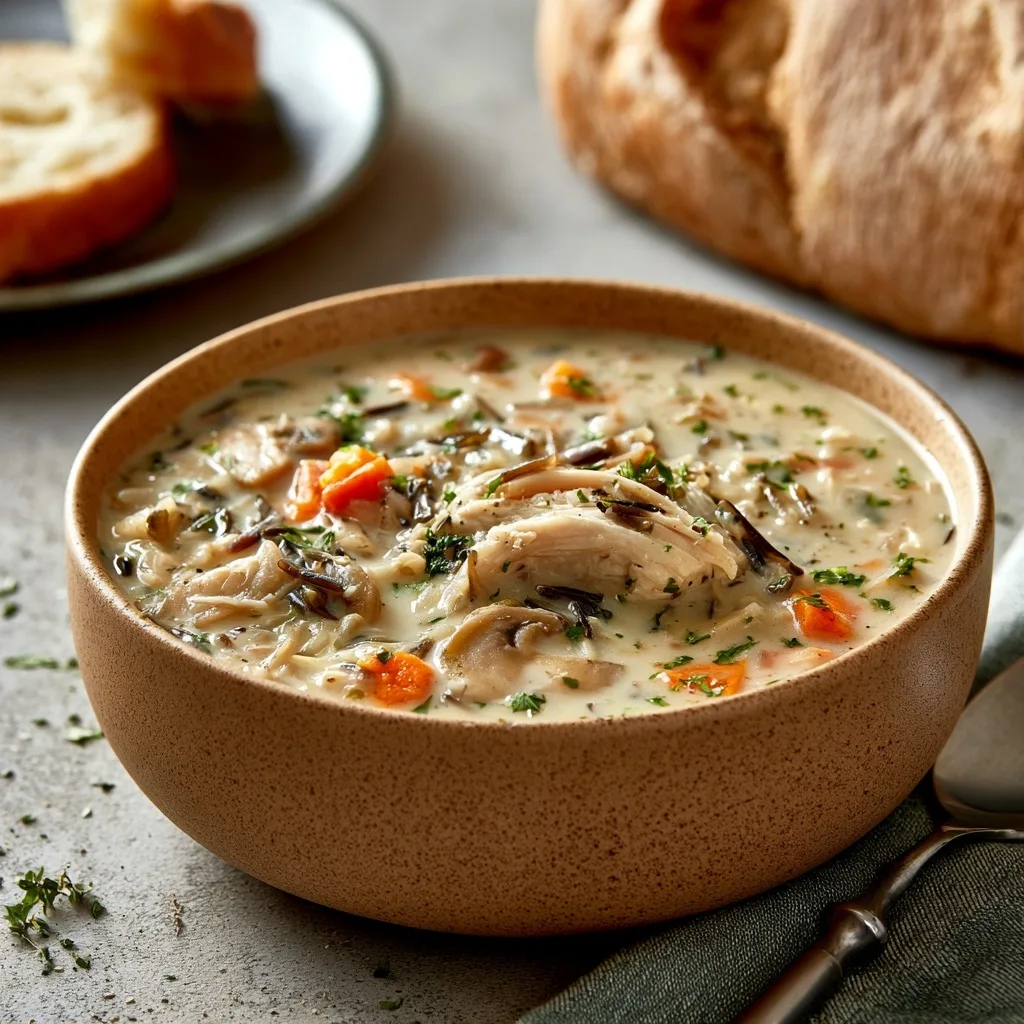 Creamy Chicken And Wild Rice Soup