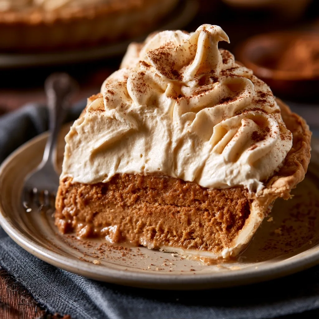 Easy Gingerbread Cream Pie