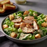 Garlic Bread Chicken Caesar Salad